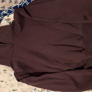 Fabletics Dark Brown Hoodie with Pocket